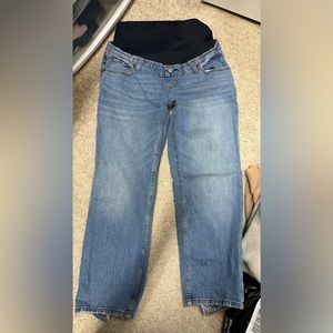 Abercrombie & fitch maternity ankle straight jeans.